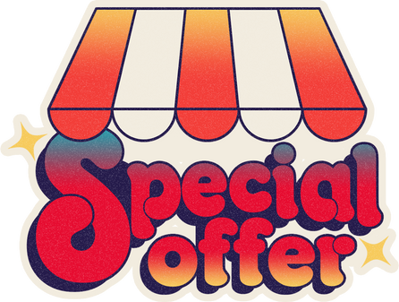 Grainy Gradient  Singles Day Special Offer Sticker 